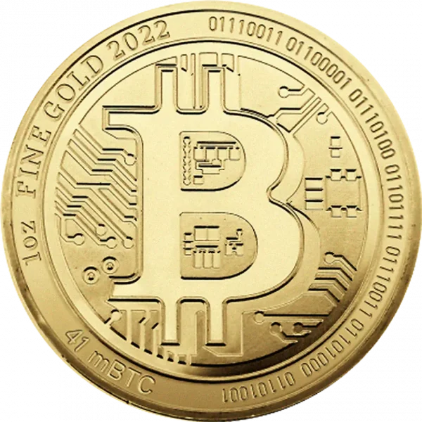 Niue Bitcoin 1 troy ounce gouden munt