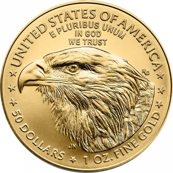 American Eagle 1 troy ounce gouden munt 2025 - Afbeelding 2