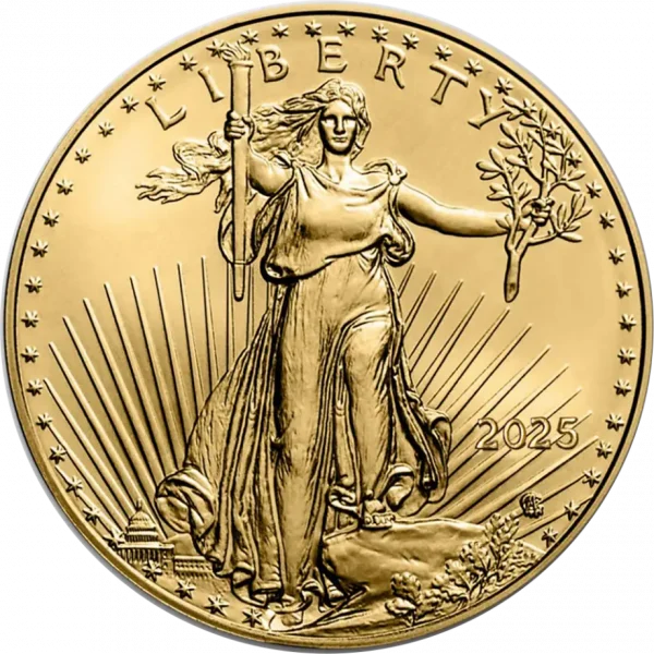 American Eagle 1 troy ounce gouden munt 2025