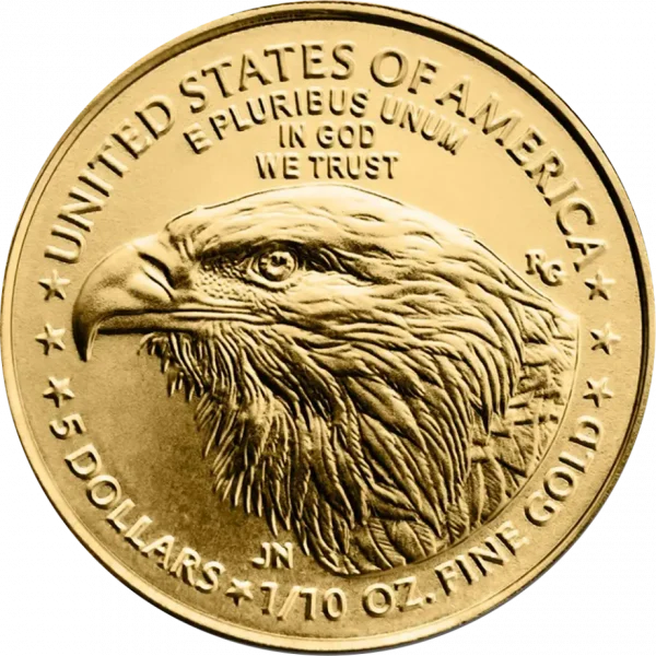 American Eagle 1/10 troy ounce gouden munt 2025 - Afbeelding 2