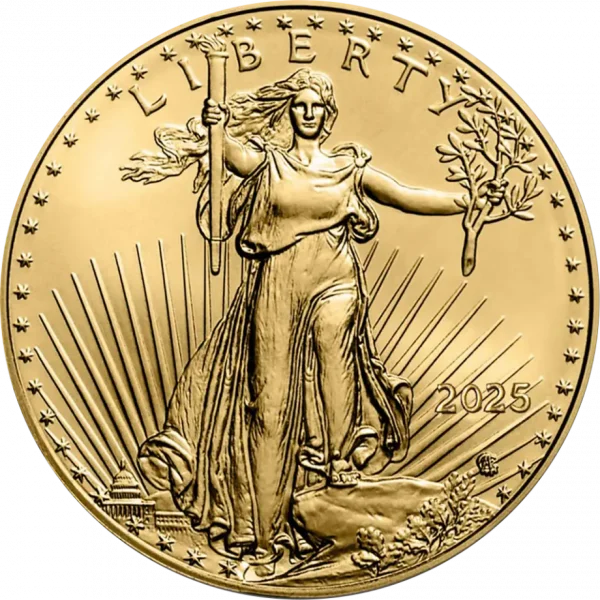 American Eagle 1/2 troy ounce gouden munt 2025