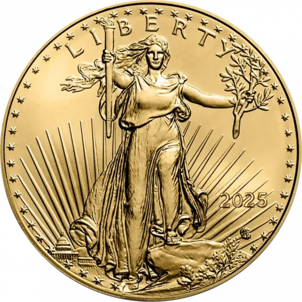 American Eagle 1/4 troy ounce gouden munt 2025