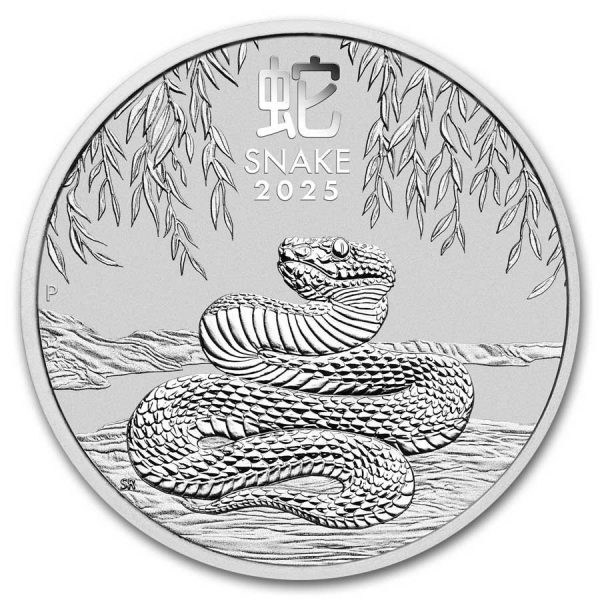 Lunar Series III Snake 1/2 troy ounce zilveren munt 2025