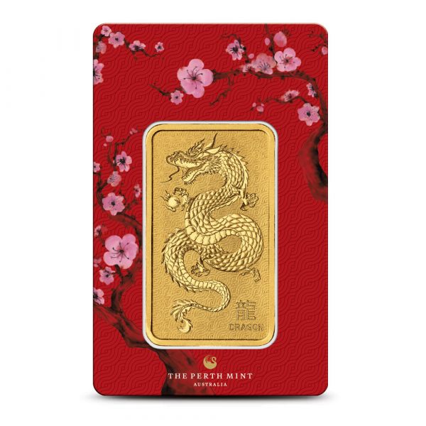 Perth Mint Lunar Dragon 1 troy ounce goudbaar 2024